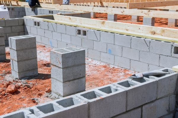 Cement Block Installation in Crestview